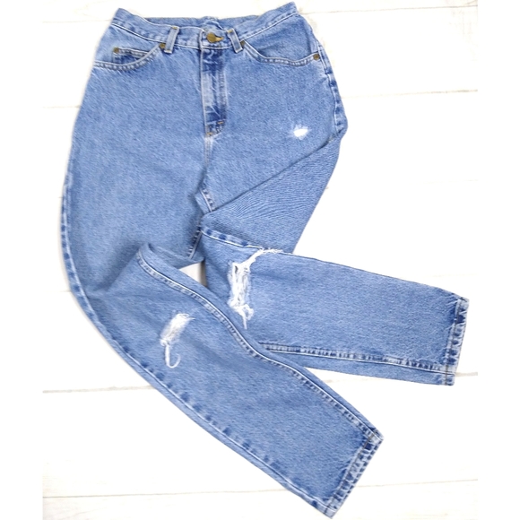 extra high waisted mom jeans